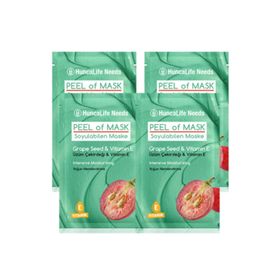Huncalife Needs Üzüm Çekirdeği ve Vitamin E 4x10 ml Yüz Maskesi