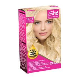Huncalife She Natural Color 10.10 Açık Sarı Saç Boyası