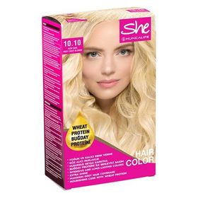 Huncalife She Natural Color 10.10 Açık Sarı Saç Boyası