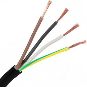Hünka 4x2.5 mm2 500'lük Siyah TTR Kablo