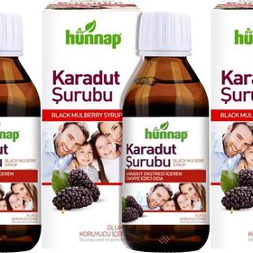 Hünnap 3x50 ml Karadut Şurubu