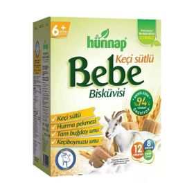 Hünnap 400 gr Keçi Sütlü Bebe Bisküvisi