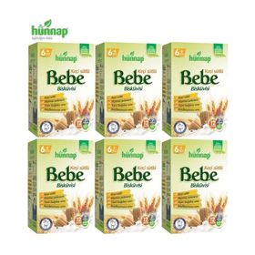 Hünnap 6+ Ay 6x400 gr Keçi Sütlü Bebek Bisküvisi