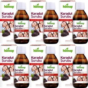 Hünnap 6x50 ml Karadut Şurubu