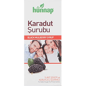 Hünnap Black Mulberry 50 ml Karadut Şurubu