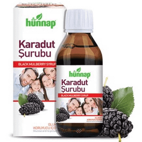 Hünnap Black Mulberry 50 ml Karadut Şurubu