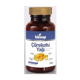 Hünnap Çörekotu Yağı 500 mg 60 Kapsül