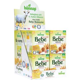 Hünnap Keçi Sütlü 12 Adet Bebek Bisküvisi