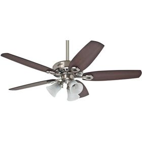 Hunter Builders Plus Nikel 132 cm Aydınlatmalı Tavan Vantilatörü