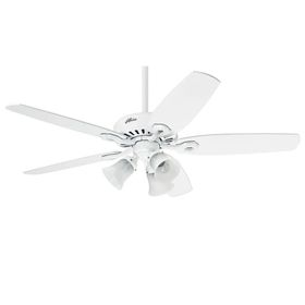 Hunter Fan Builder's Plus Beyaz 132 cm Aydınlatmalı Tavan Vantilatörü