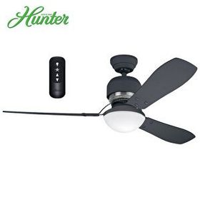 Hunter Fan Industrie Grafit 132 cm Aydınlatmalı Uzaktan Kumandalı Tavan Vantilatörü
