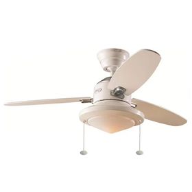 Hunter Fan Merced Tebeşir Beyazı 112 cm Aydınlatmalı Tavan Vantilatörü