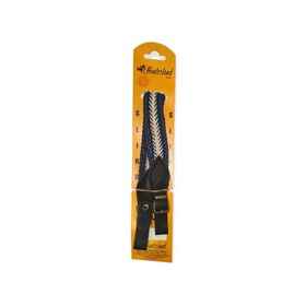 Hunterland Lacivert Beyaz ASK07-LB Renkli Örgü Askı Kayışı