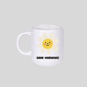 Hunters Good Mornıg Temalı Bella Porsolen Beyaz Kupa Bardak