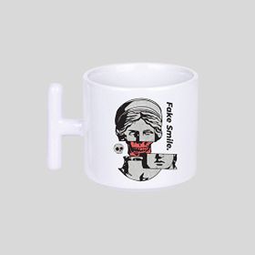 Hunters T14 Baskılı Beyaz T Kupa Bardak