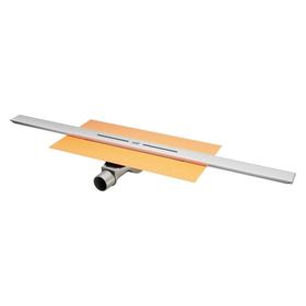 Hüppe Galata X Yandan Çıkışlı 40 cm Mat Satine Duş Kanalı