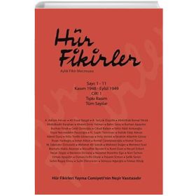 Hür Fikirler Aylık Fikir Mecmuası Sayı 1-11 Kasım 1948 - Eylül 1949 Cilt: 1 Tıpkı Basım Tüm Sayılar - Liberte Yayınları