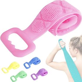 Huramarketing 70 cm Çift Taraflı Masaj Etkili Banyo Sırt Kesesi