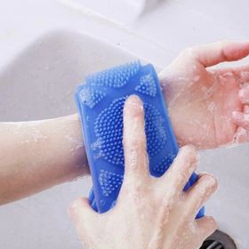 Huramarketing 70 cm Çift Taraflı Masaj Etkili Banyo Sırt Kesesi