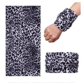 Huramarketing Açık Renk Leopar Baf Bandana Maske