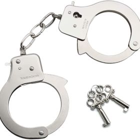 Huramarketing Anahtarlı Oyuncak Metal Polis Kelepçesi