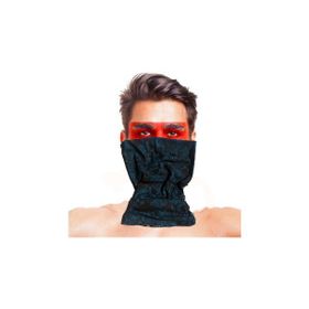 Huramarketing Çoklu Kafatası Mavi Siyah Baf Bandana Maske