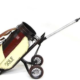 Huramarketing Dekoratif Metal Golf Arabası Golf Vintage Ev Ofis Dekoratif Hediyelik