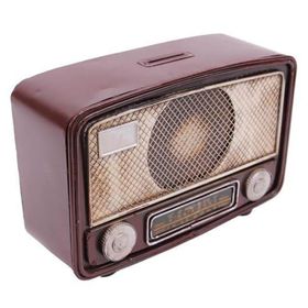 Huramarketing Dekoratif Metal Radyo Kumbaralı Hediyelik
