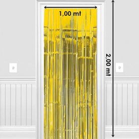 Huramarketing Gold 90x200 cm Işıltılı Duvar ve Kapı Perdesi Gold 90X200 cm