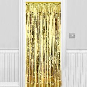 Huramarketing Gold 90x200 cm Işıltılı Duvar ve Kapı Perdesi Gold 90X200 cm