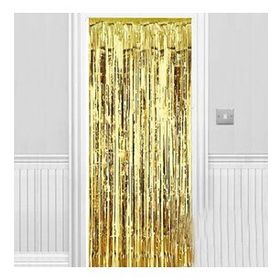 Huramarketing Gold 90x200 cm Işıltılı Duvar ve Kapı Perdesi Gold 90X200 cm