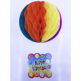 Huramarketing Happy Birthday Dekor 55 cm Kağıt Süs