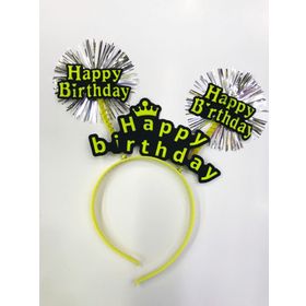 Huramarketing Happy Birthday Neon Renk 12 Adet Doğum Günü Tacı
