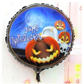 Huramarketing Happy Halloween Balkabağı 18 inç Folyo Balon