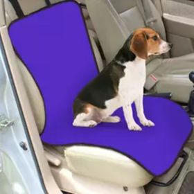 Huramarketing Kedi Köpek Evcil Hayvan Mavi Tekli Araç Koltuk Kılıfı