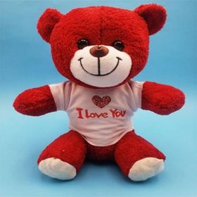 Huramarketing Kırmızı I Love You Peluş Ayıcık
