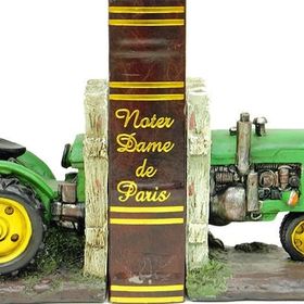 Huramarketing Kitap Stoper Traktör Yeşil Dekoratif Hediyelik