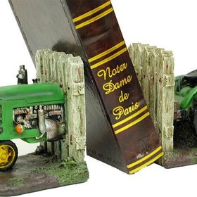 Huramarketing Kitap Stoper Traktör Yeşil Dekoratif Hediyelik