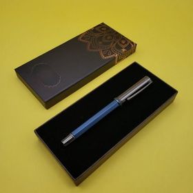 Huramarketing Lacivert Roller Metal Kalem Dekoratif Hediyelik