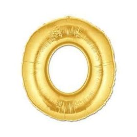Huramarketing O Harf Altın Renk 40 inç Folyo Balon