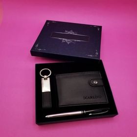 Huramarketing Silver Kalem Cüzdan Anahtarlık Set Dekoratif Hediyelik