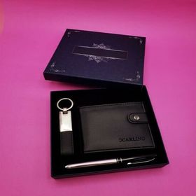 Huramarketing Silver Kalem Cüzdan Anahtarlık Set Dekoratif Hediyelik
