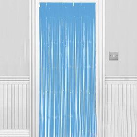 Huramarketing Soft Açık Mavi Renk 100x220 cm Duvar Kapı Perdesi
