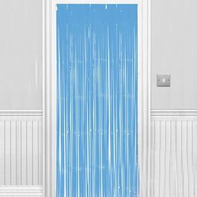 Huramarketing Soft Açık Mavi Renk 100x220 cm Duvar Kapı Perdesi