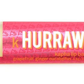 Hurraw Greyfurt - Zencefil - Okaliptus Kapha Lip Balm