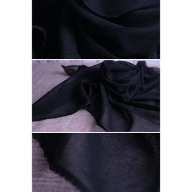 Hürrem Bone 1007B_01 Siyah 90x90 cm Pamuklu İç Tülbent