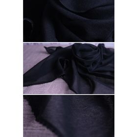 Hürrem Bone 1007B_01 Siyah 90x90 cm Pamuklu İç Tülbent