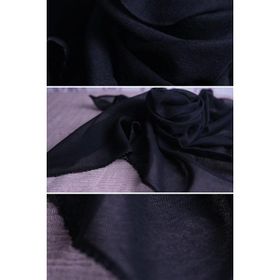 Hürrem Bone 1007B_01 Siyah 90x90 cm Pamuklu İç Tülbent