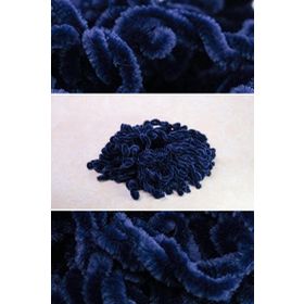 Hürrem Bone 1008_02 Lacivert Kadife Saç Tokası