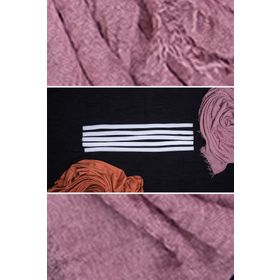 Hürrem Bone 1010B_42 Beyaz Süngeri Polyester Çift Katlı 5'li Eşarp